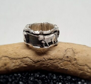 Spinner-Ring «Kühe»