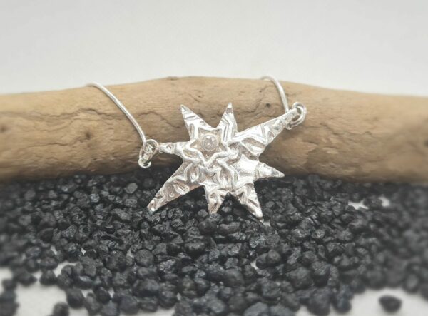 Silberarmband "Stern" verstellbar