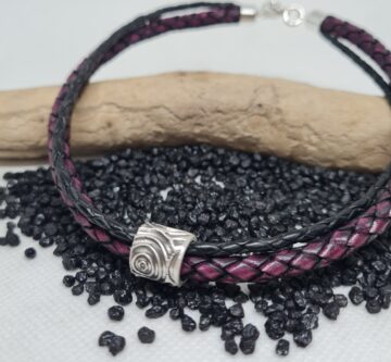 Lederarmband «Spiralen»