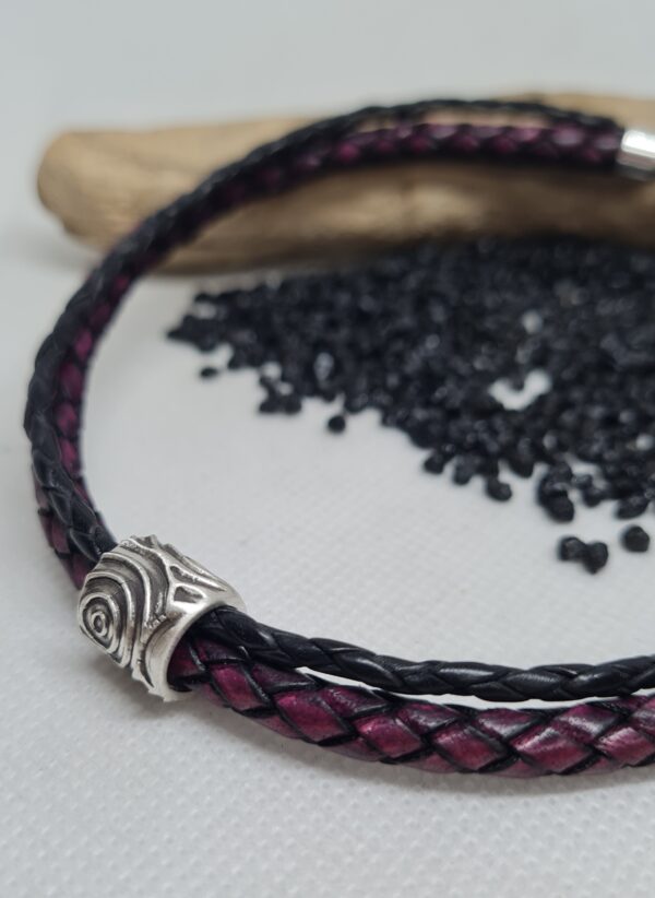 Lederarmband "Spiralen"