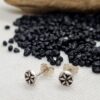 Silber-Ohrstecker "Blume des Lebens" mini für Männer