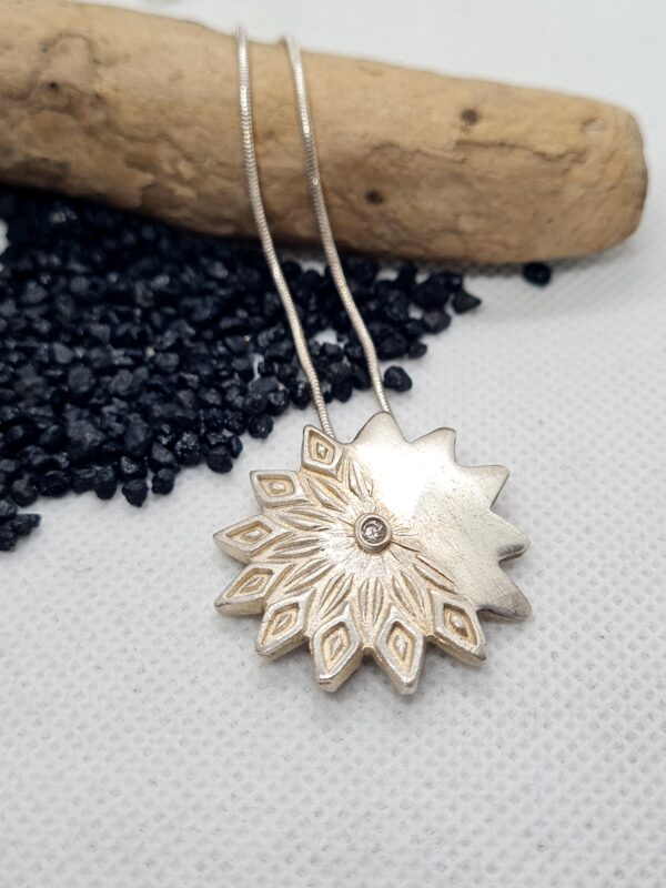 Silberanhänger "Blume"