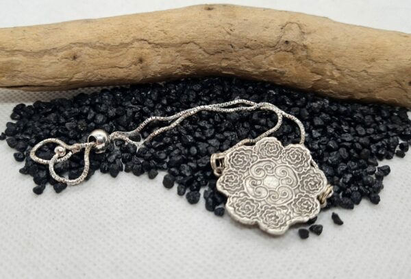 Silberarmband "Blume" verstellbar