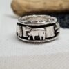 Spinner-Ring "Kühe"