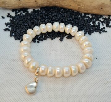 Perlenarmband «Herz»