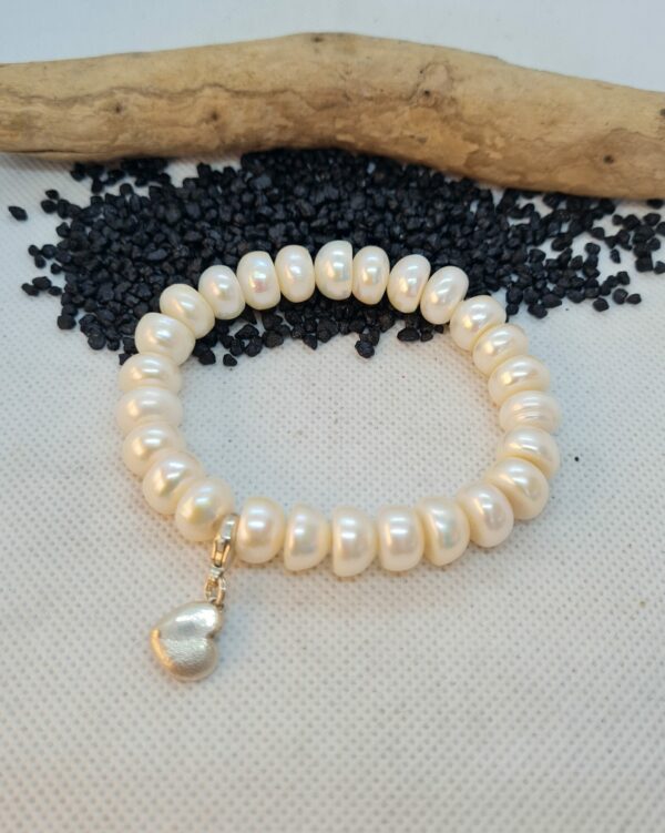 Perlenarmband "Herz"