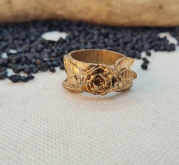 Bronze-Ring «Rosen»