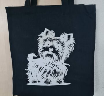 Stofftasche geplottet «Hund»