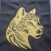 Stofftasche  "Tiger" geplottet