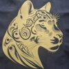 Stofftasche  "Tiger" geplottet