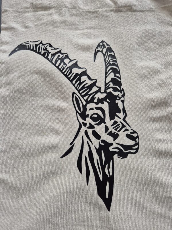 Stofftasche "Steinbock" Mini geplottet