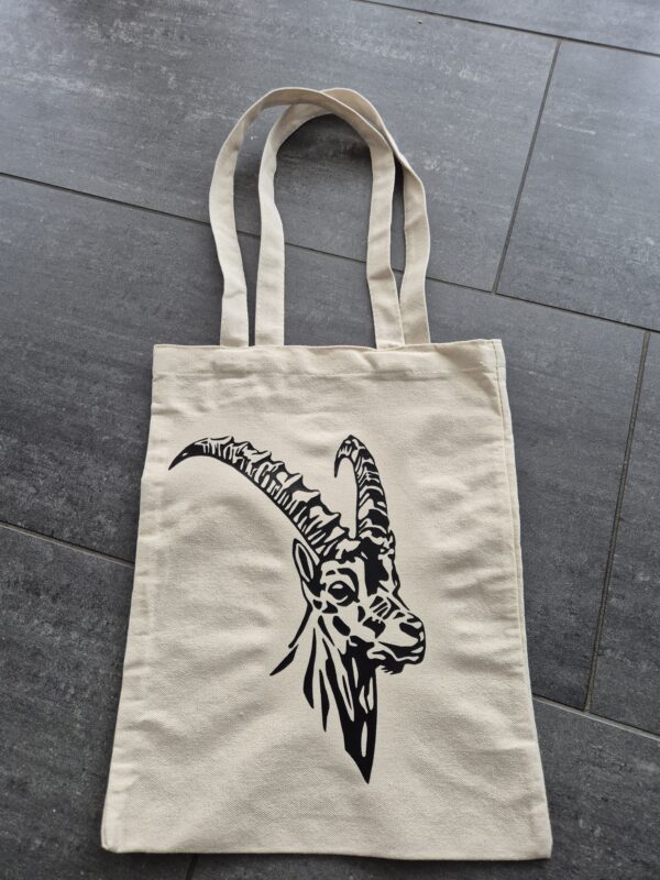 Stofftasche "Steinbock" Mini geplottet