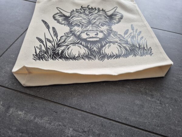 Stofftasche "Kälbchen Schotti" Seiltasche