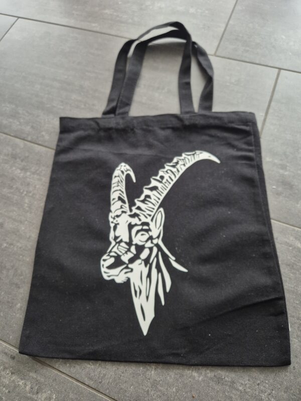 Stofftasche "Steinbock" geplottet