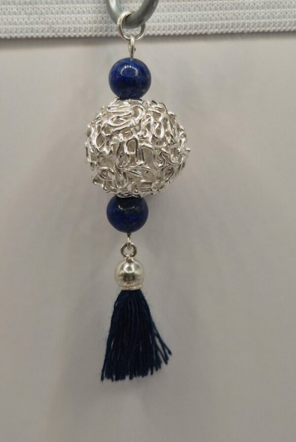 Silberanhänger mit blauem Lapislazuli
