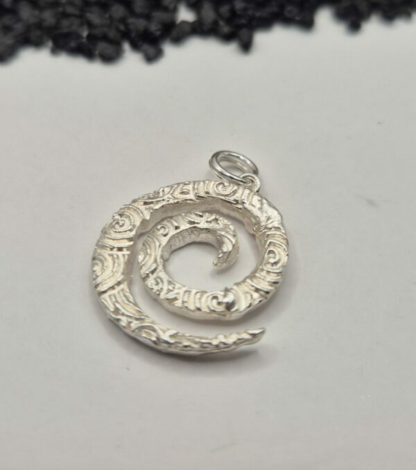 Silberanhänger "Spirale"