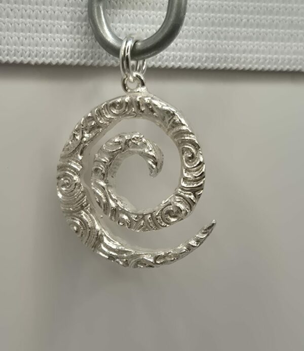 Silberanhänger "Spirale"