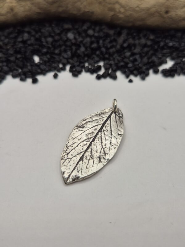 Silberanhänger "Blatt"