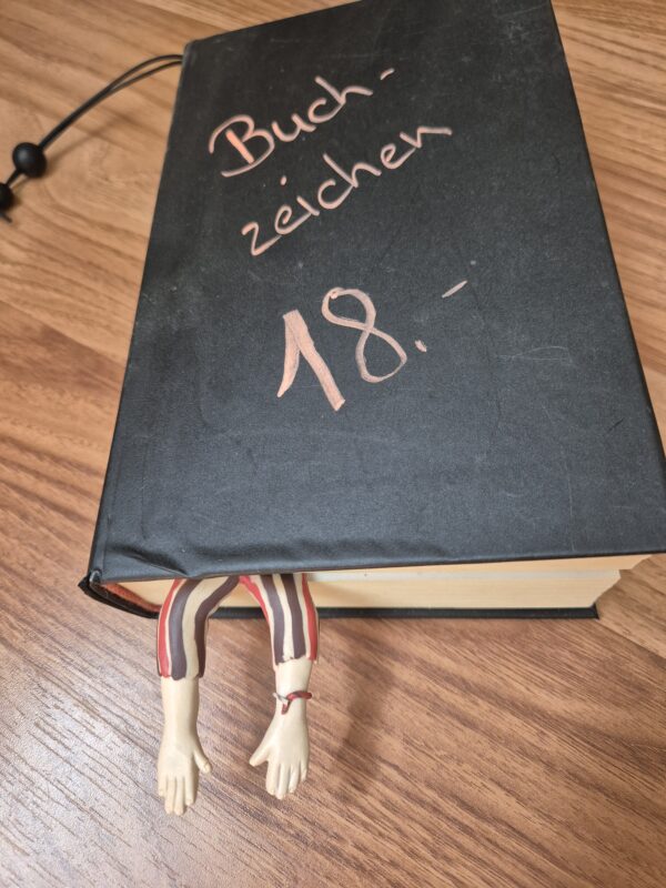 Buchzeichen "Hände" braun/beige