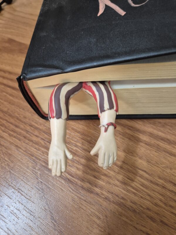 Buchzeichen "Hände" braun/beige